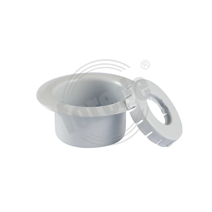 Tấm Escutcheon phun lửa màu trắng