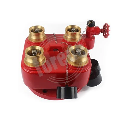 Kết nối van đầu vào Breeching 6 inch X 4 chiều