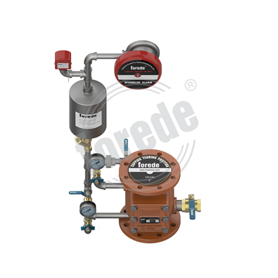 Van báo động mặt bích với báo động động cơ nước bằng thép carbon